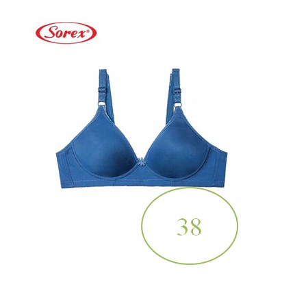 Bra BH Tanpa Kawat Super Soft Sorex 17238-38 Biru Tua