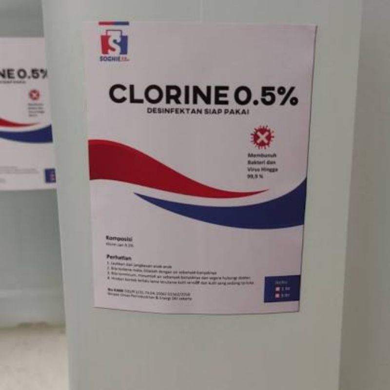Klorin 0,5% 5 Liter