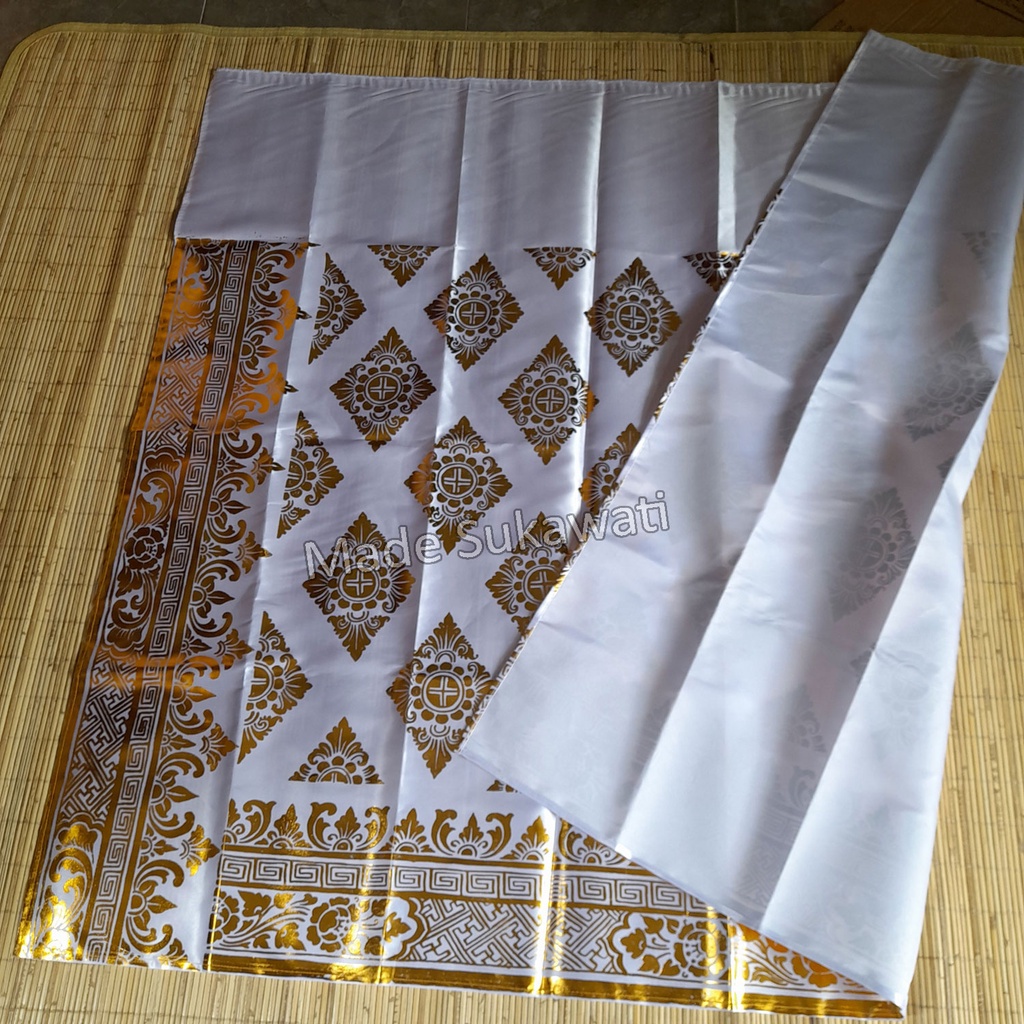 Lembaran Kain prada emas Satin pakaian tari bali
