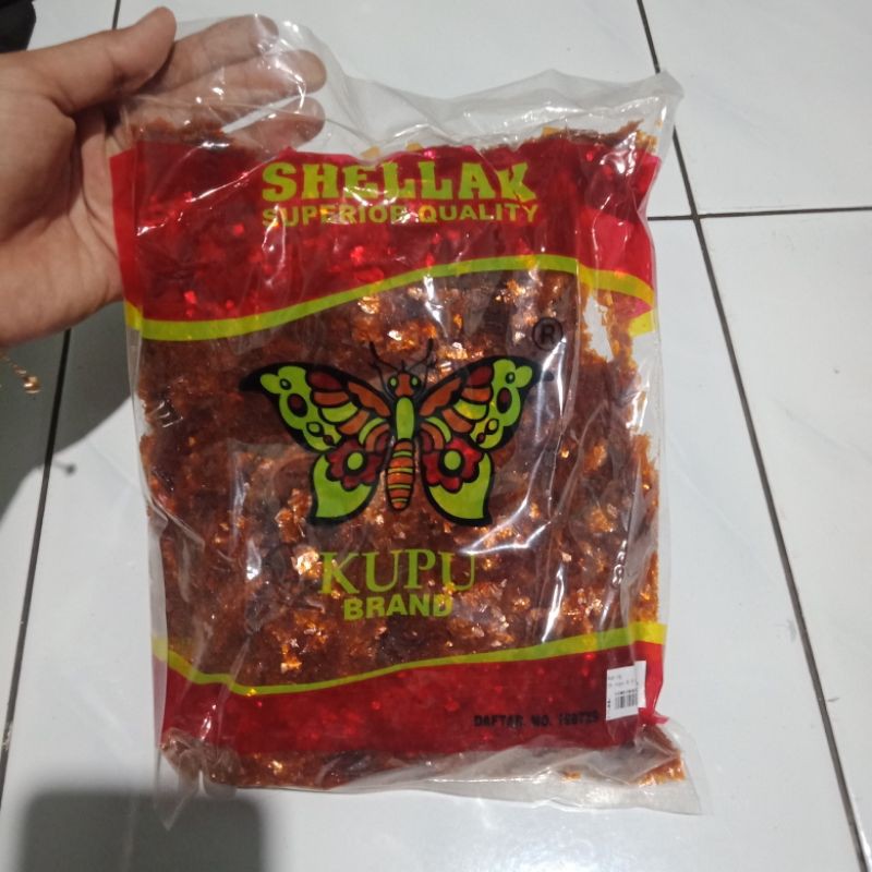 Shellak Kupu / Serlak Kupu / Serlak Emping / Shellak / Serlak / Sherlak 500 gram