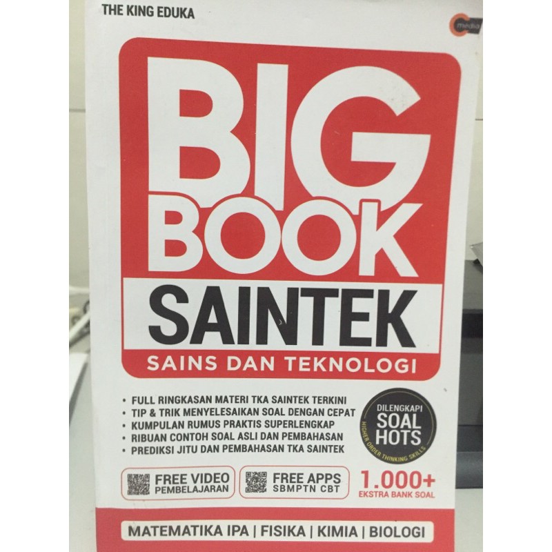 Buku BiG BOOK SAINTEK | MATEMATIKA | IPA | FISIKA | KIMIA | BIOLOGI