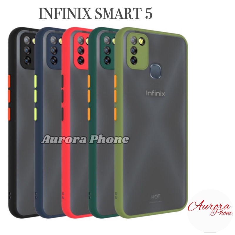 Infinix Smart 5 Frosted Camera Protection Casing Infinix  Smart 5 / Frosted Infinix Smart 5 / Soft C