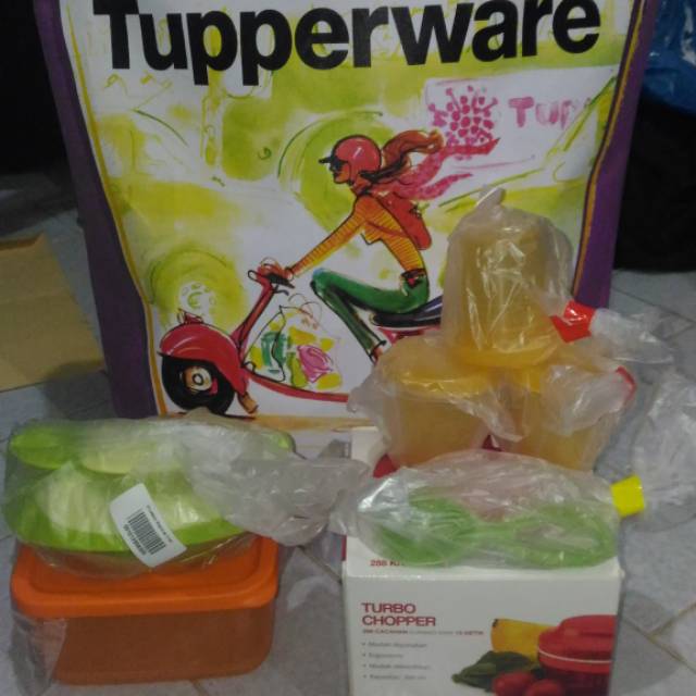 Paket tas tupperware