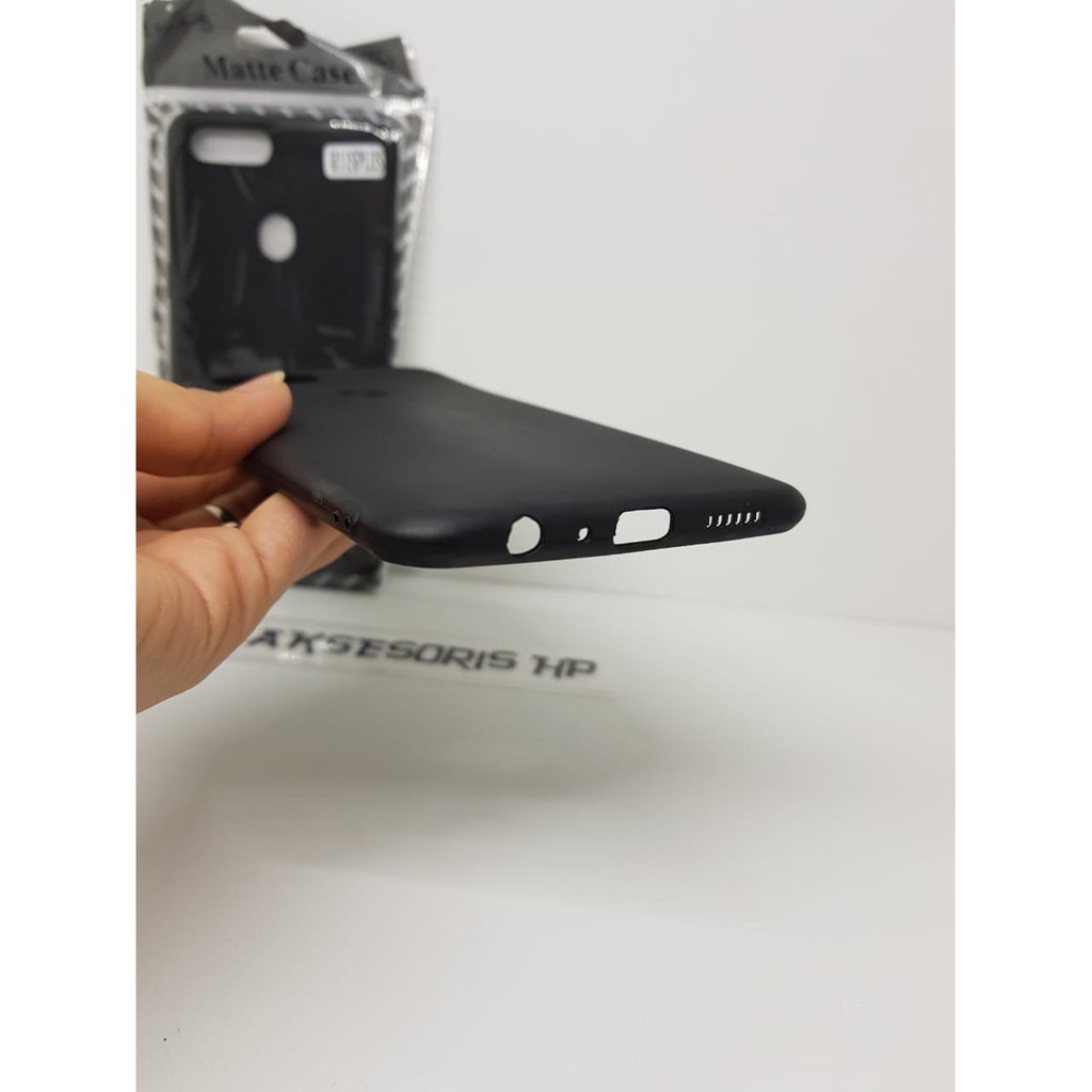 Slim Black Matte Oppo R11s Plus 6.43 inchi Baby Skin Soft Case Anti Glare Anti Sidik Jari