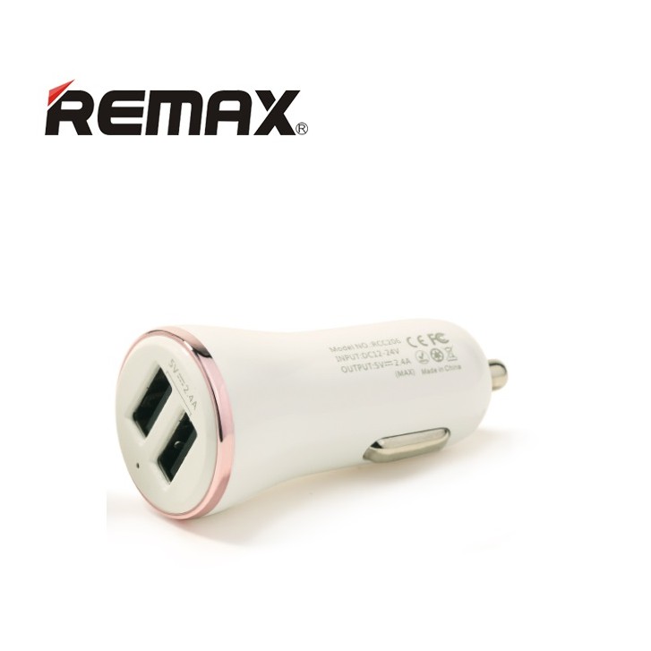 Remax Dolphin Car Charger RCC206 2 Ports USB 2x2.4A 100% ORIGINAL