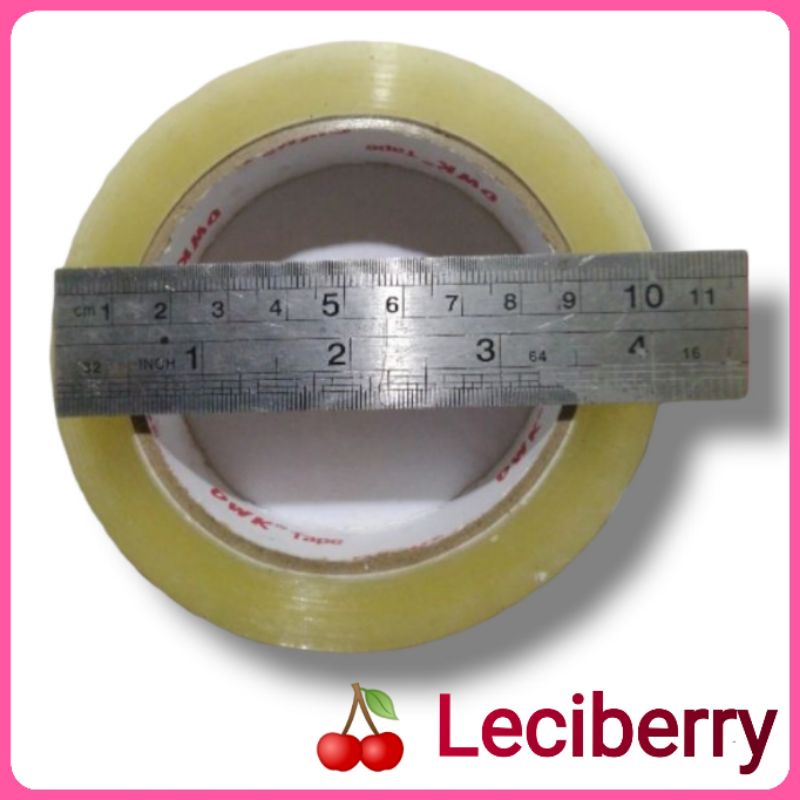 

♥️LECIBERRY♥️ LAKBAN BENING 100 YARD LEBAR 1 INCH /ISOLASI LEBAR 24 MM