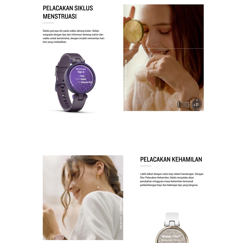 Garmin Lily Stylish Smartwatch - Garansi Resmi