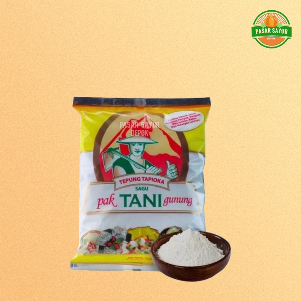 

Tepung tapioka cap pak tani gunung 500 gram