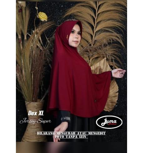 HIJAB PET POLOS JUMBO XL ORIGINAL JUMA –SBP.19My22ᶜ