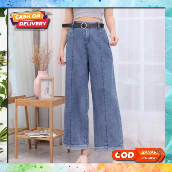 Jeans Panjang Pants Remaja Dewasa Clana Cwek Import Kulot Celana Kulot Wanita Celans Jeans Remaja Ce