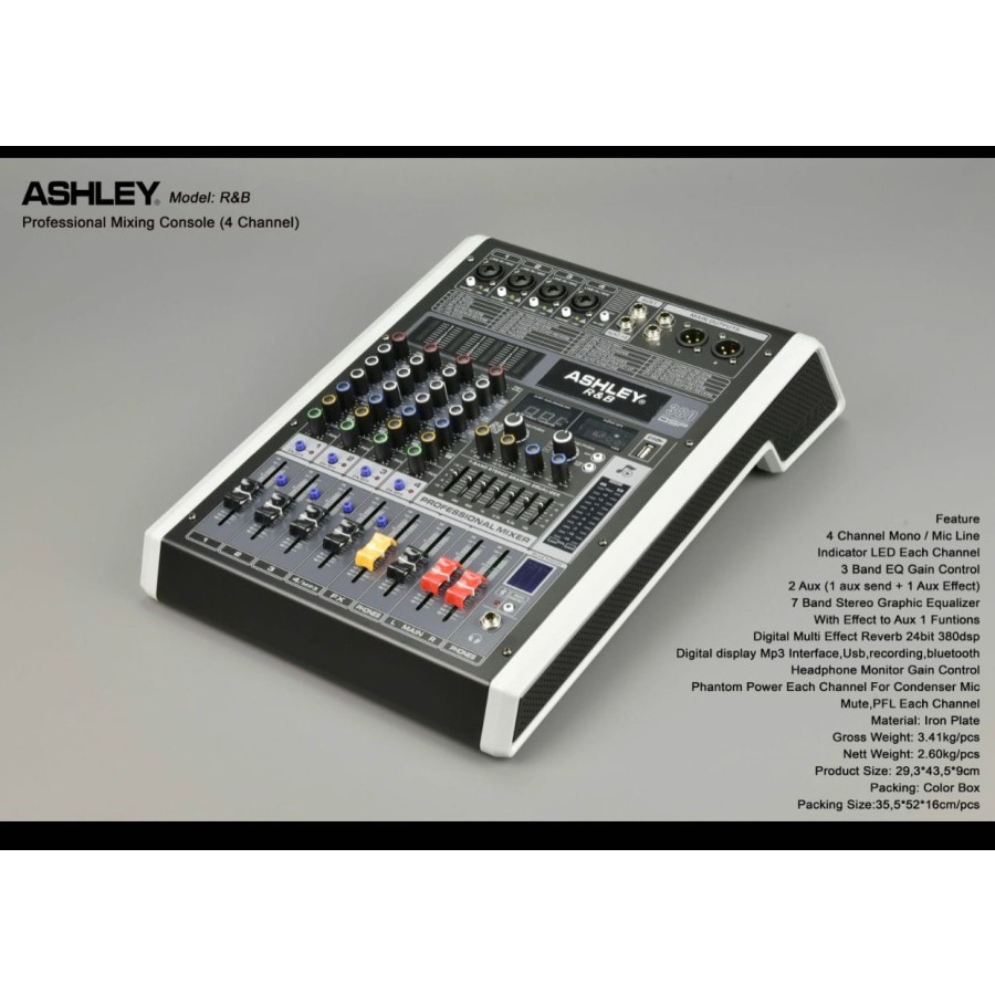 Mixer Ashley R&B 4 original RNB4 R&B4 channel