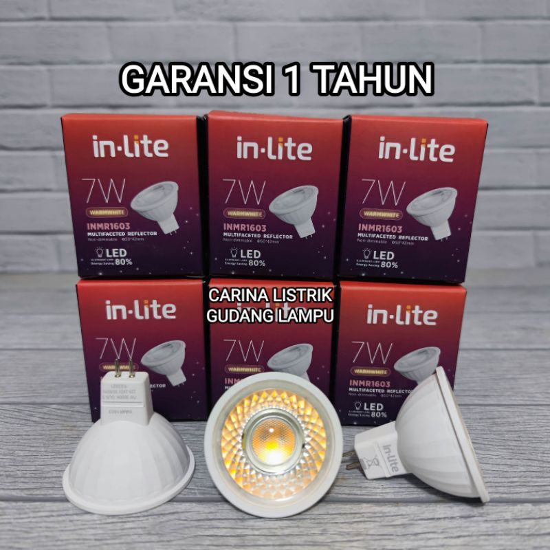 InLite / In-Lite LED 7W 7 WATT MR16 INMR1603 SNI