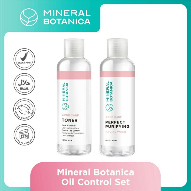 ❤GROSIR❤Mineral Botanica Oil Control Set (mengatasi jerawat)