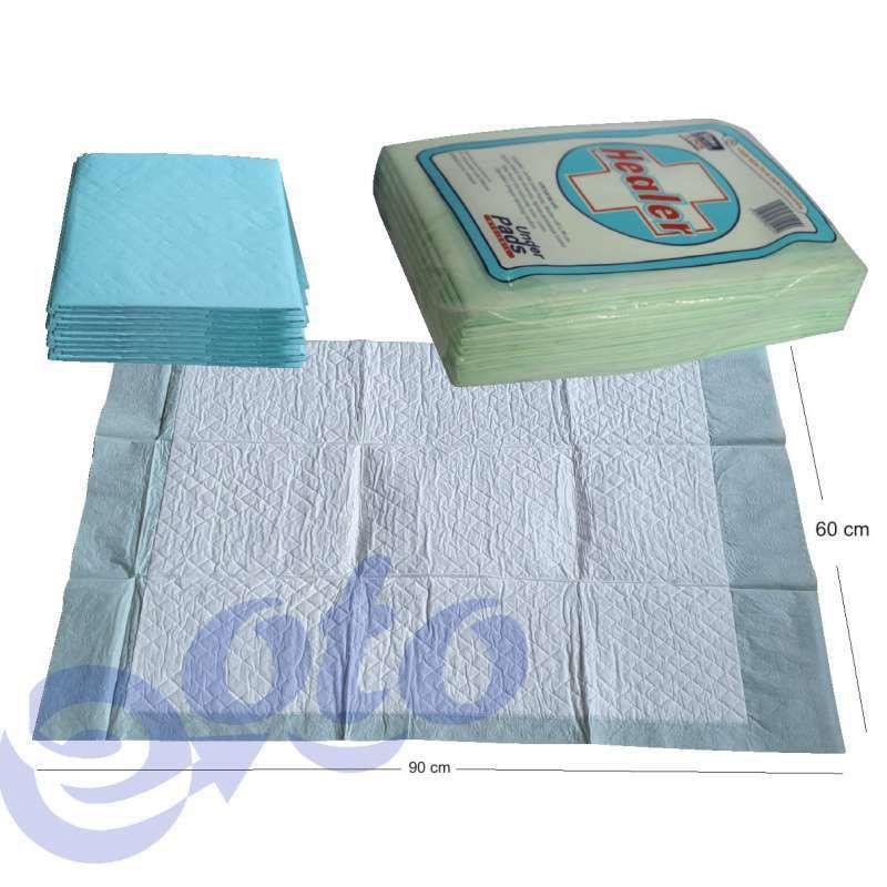 Healer Underpad / Perlak Alas Pipis Size 60x90 1 pack isi 10 lembar