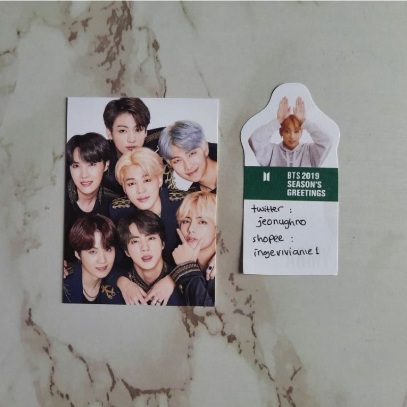 BTS PHOTOCARD GROUP PHONE CASE SYS JAPAN RARE