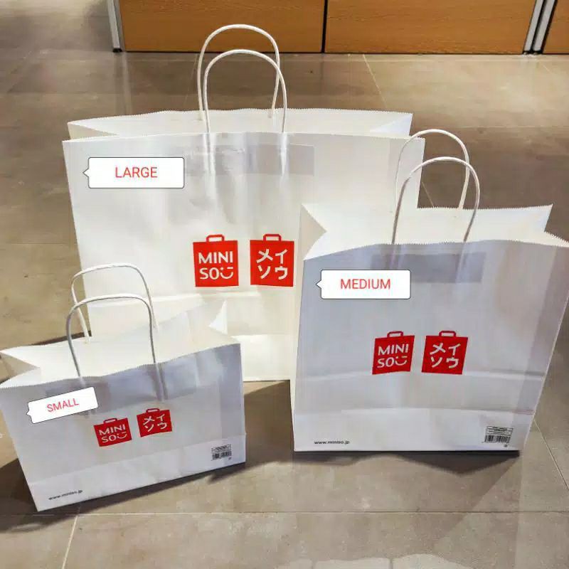 

MINISO PAPER BAG