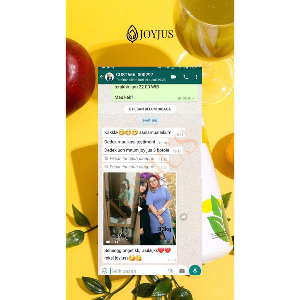 ❤️ RG ❤️ JOYJUS SLIM FIBER WITH FISH COLLAGEN 15 SACHET REI JOYJUS FIBER BPOM