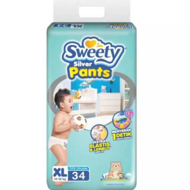 Sweety Silver pants XL 34 Shopee Indonesia