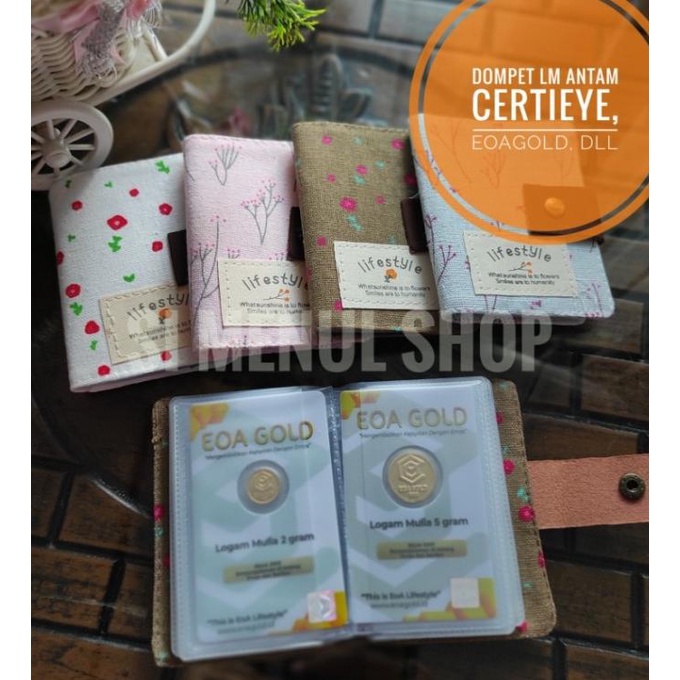 Dompet Untuk Logam Mulia/ Dompet Emas/ Dompet Koleksi Emas