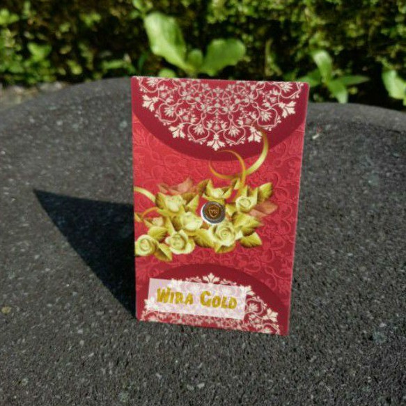 Minigold Gift Series Wedding emas murni 24karat 0,1 gram 0,25 gram