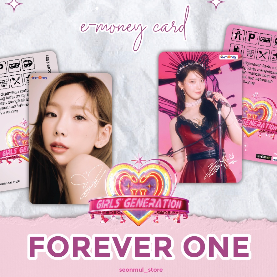 TERMURAH !!! EMONEY /FLAZZ / SNSD FOREVER ONE / GIRLS GENERATION FOREVER ONE