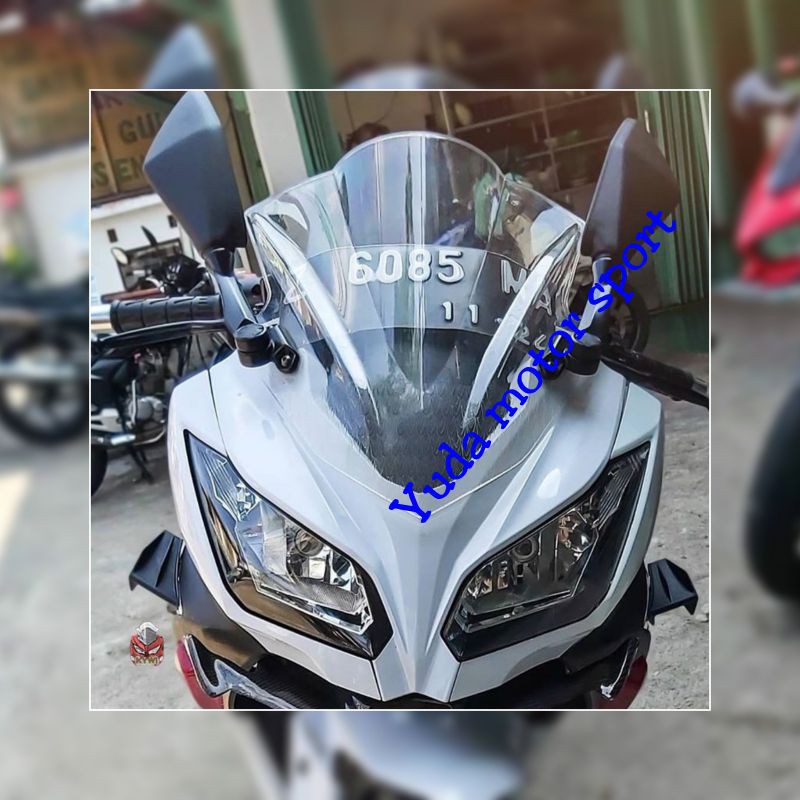 visor ninja 250 FI Bening Jenong windshield ninja 250 FI bening Jenong