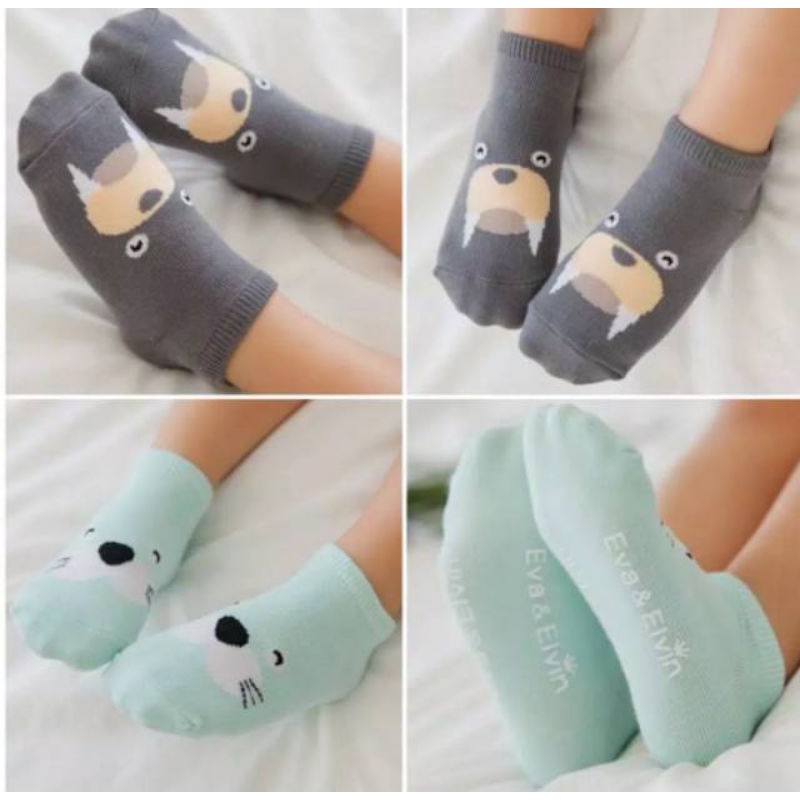 KAOS KAKI BAYI CUTE ANIMAL 3D BAHAN KATUN