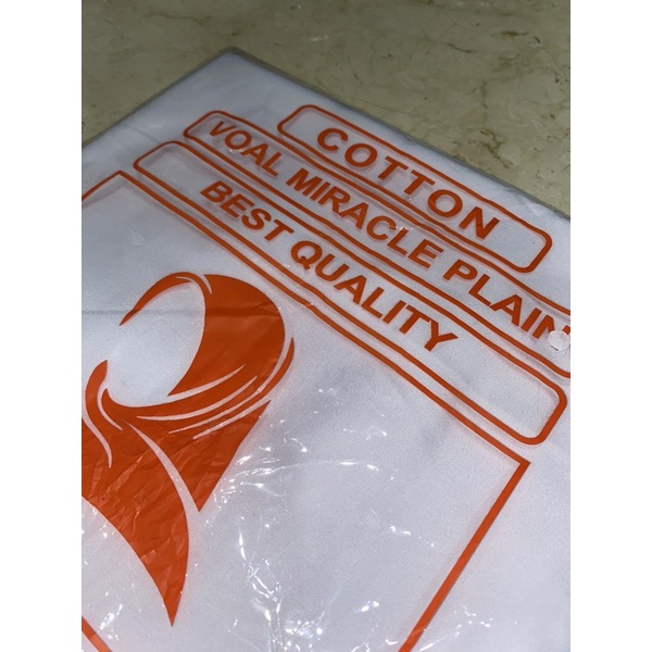 Hijab Voal Paris Premium Jumbo Putih | Hijab Segiempat Katun Paris Putih | Hijab Segiempat Syar'i Pu