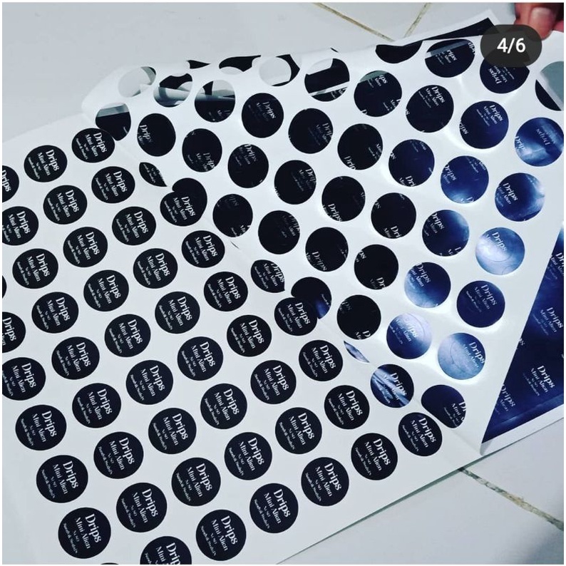 

cetak sticker vinyl / cetak sticker label kemasan / label usaha makanan / print sticker kemasan / sticker lebel murah