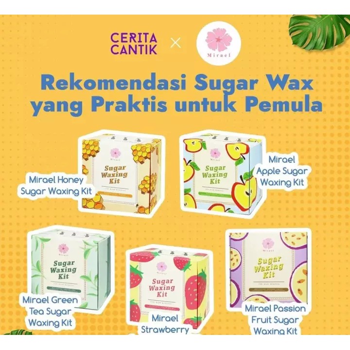 ✨ AKU MURAH ✨Mirael Sugar Waxing Kit for Hair Removal Penghilang Bulu Rambut Badan