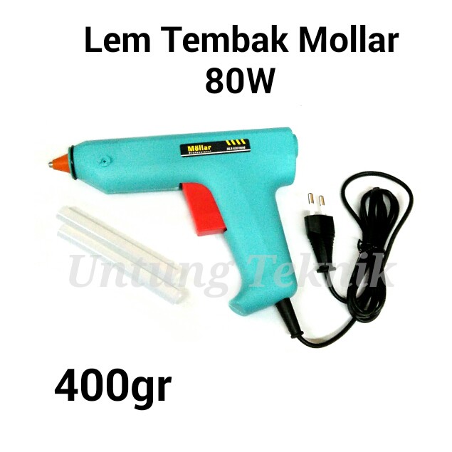 

MOLLAR 80 watt Heavy Duty Hot Glue Gun - Lem tembak besar