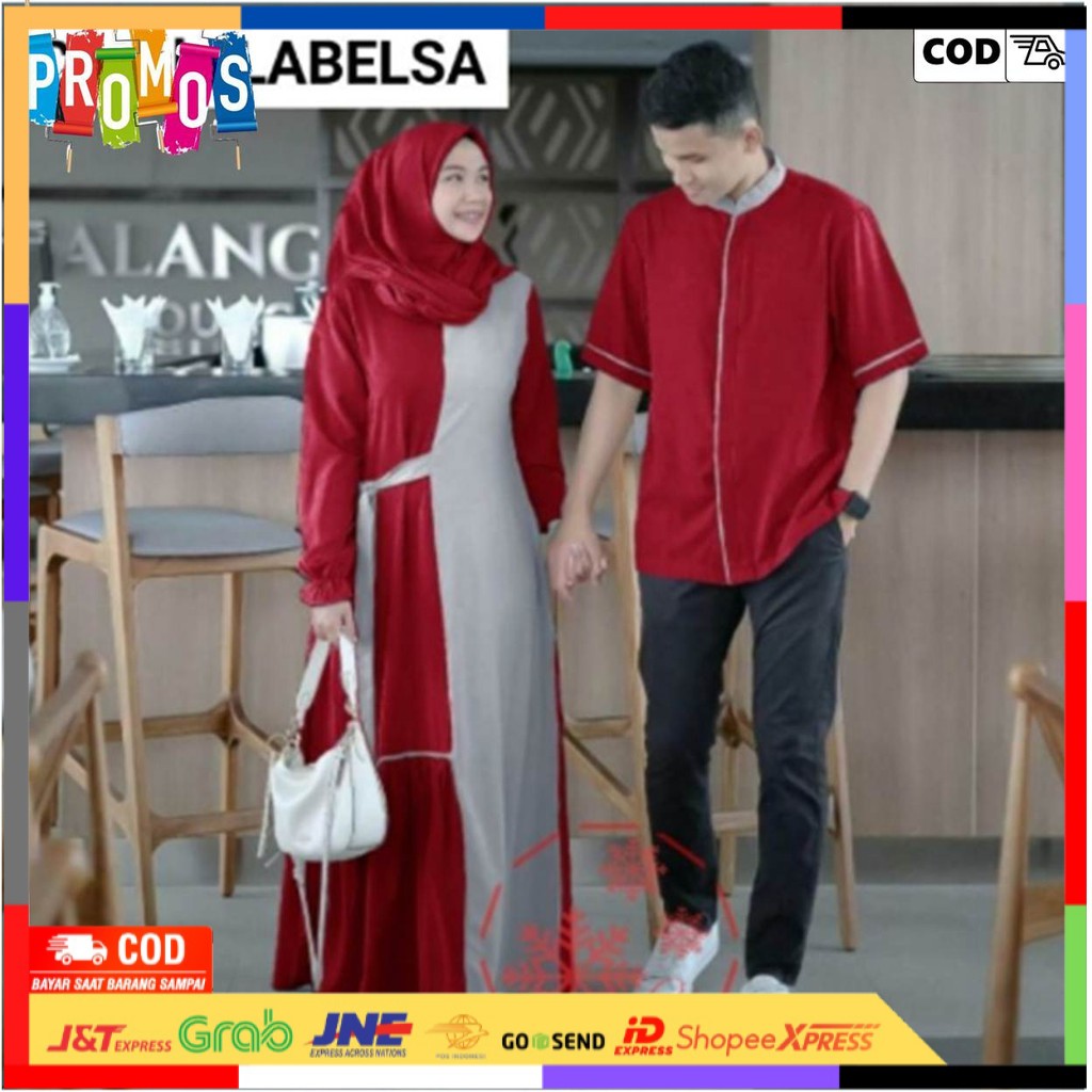 BAJU KONDANGAN PESTA CEWEK COWOK TERBARU 2021 COUPLE COPLE COPEL KAPEL LABESLA  SYARI TREND KEKINIAN