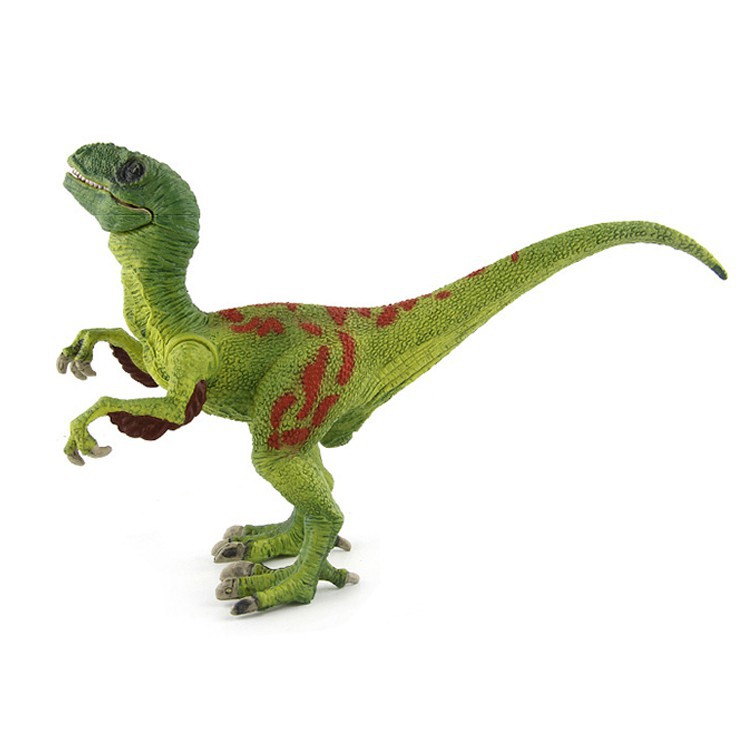 Velociraptor Green Figure Dinosaurus Model Simulasi Dino