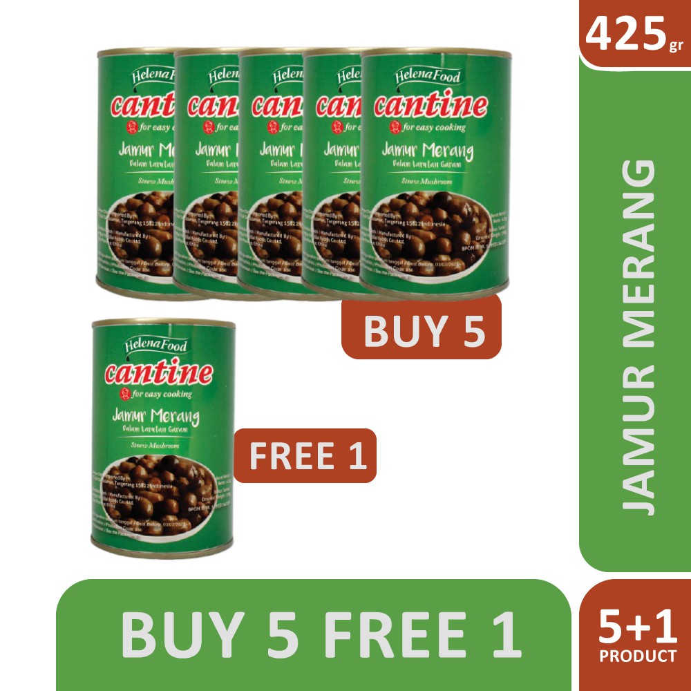 

Cantine Straw Mushroom ( Jamur Merang ) 425 gr ( Beli banya lebih hemat)