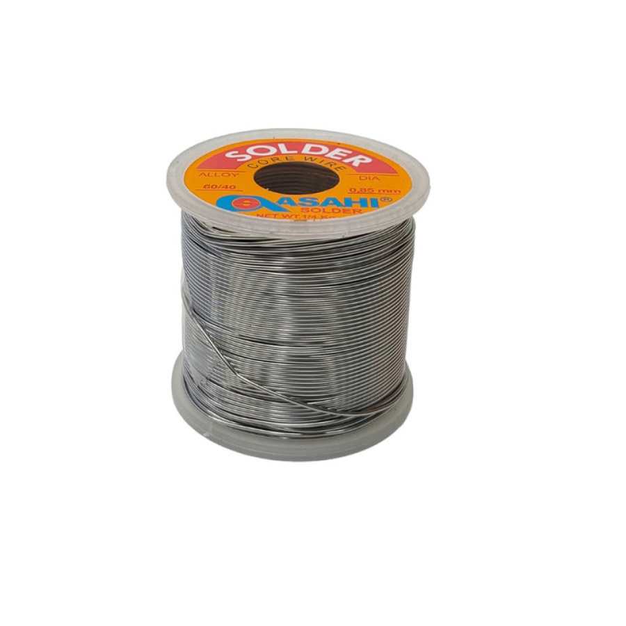 Timah Solder Asahi 0.85mm 1/4kg Timah Gulung 0.85 mm 1/4 kg Grade 60/40 Alloy 250gr