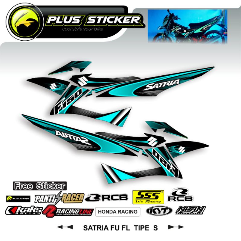 Stripping Suzuki Satria Fu facelift Sayap S / Stripping Satria Fu FL 2013-2014 Tipe S