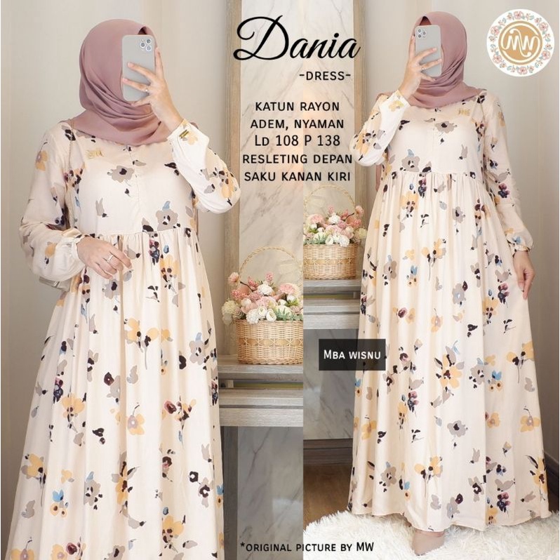 DANIA DRESS ORIGINAL MBA WISNU/DRESS RAYON MBA WISNU/DRESS RAYON MW/DRESS MW