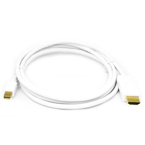 Kabel HDMI Amkle Mini Displayport to HDMI Cable Adapter 1.8m - MDPMF - White