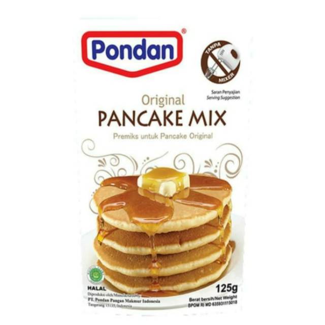 

Pondan Pancake Mix 125 gr