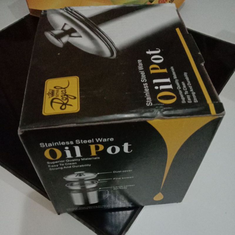 Oil Pot / Tempat sisa minyak