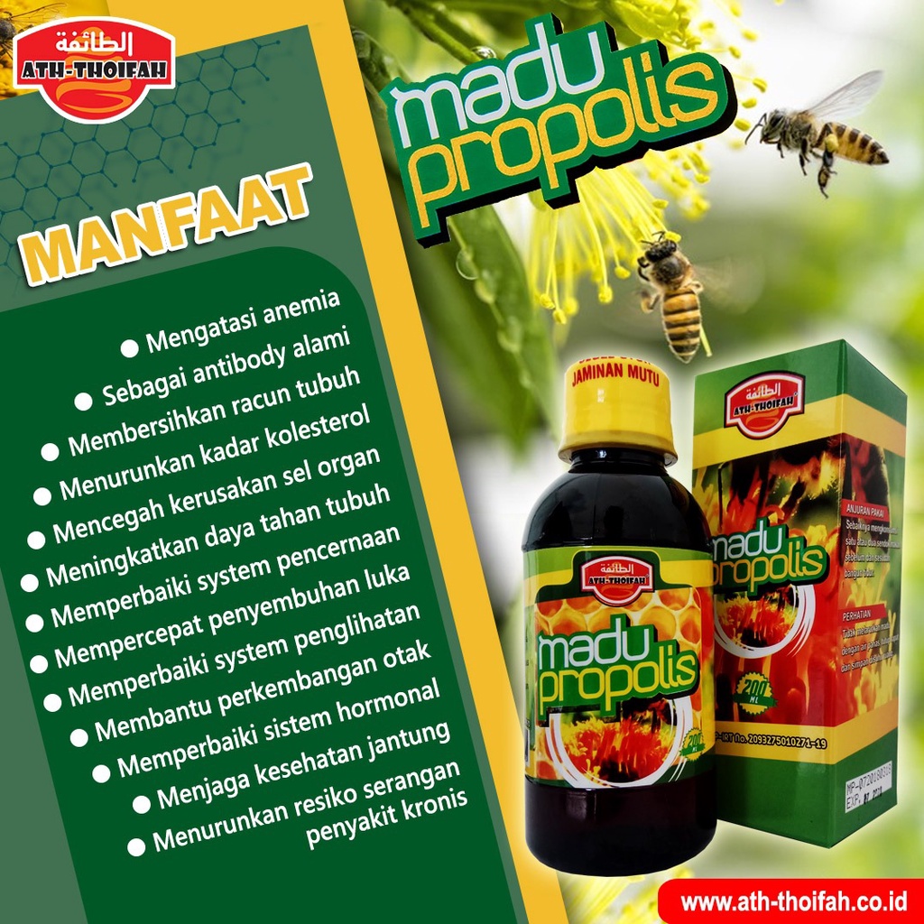 

Madu murni hutan tropis propolis 200 ml original