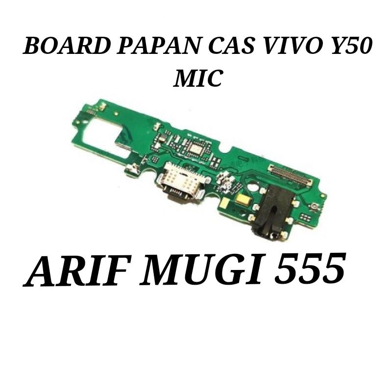 BOARD PAPAN KONEKTOR CONEKTOR CHARGER VIVO Y50 ORIGINAL