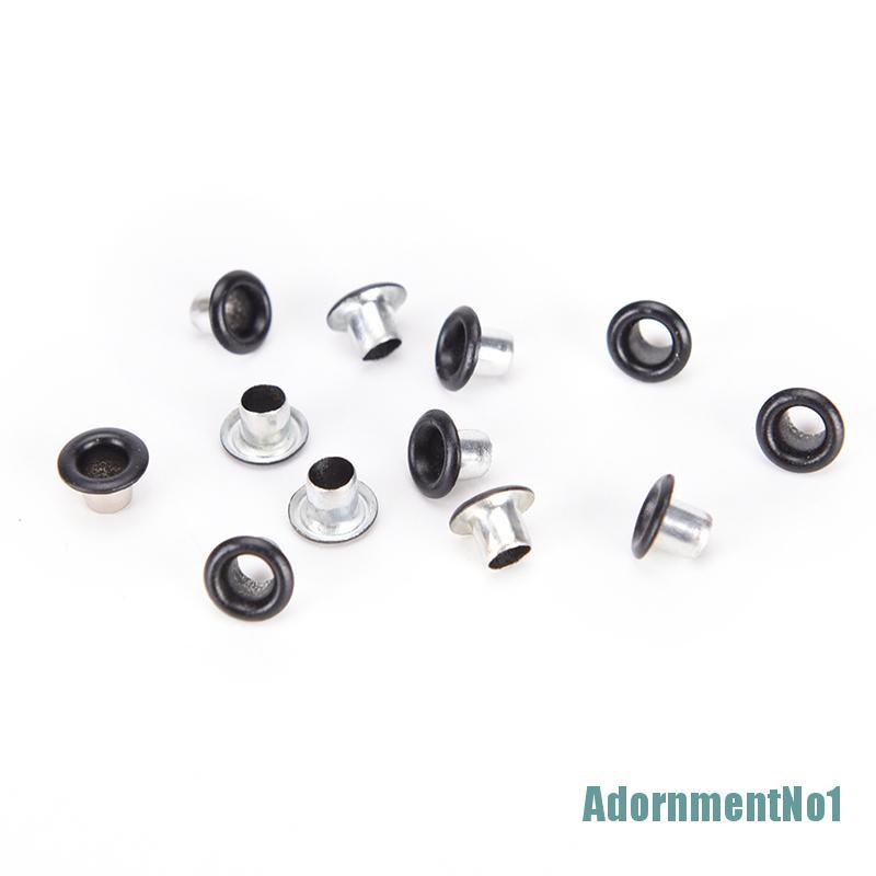 [AdornmentNo1]100pcs 3mm Scrapbook Eyelet Random Mixed Color Metal eyelets For DIY clothes New