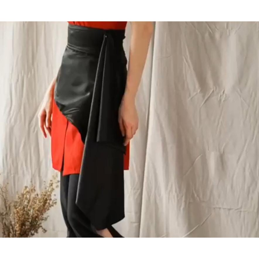 Surin Obi Moona (obi, lua ran, ikat pinggang, outer black) Surin Clothing line