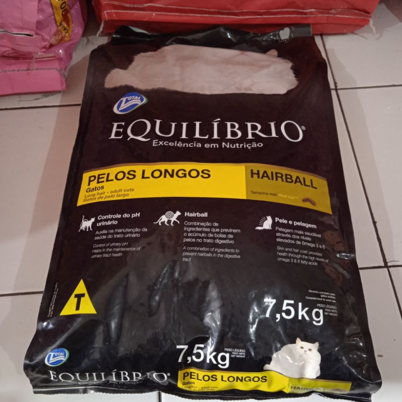 Gojek Grab Equilibrio Persian Hairball 7,5kg / Makanan Kucing Equil Persian / Cat food