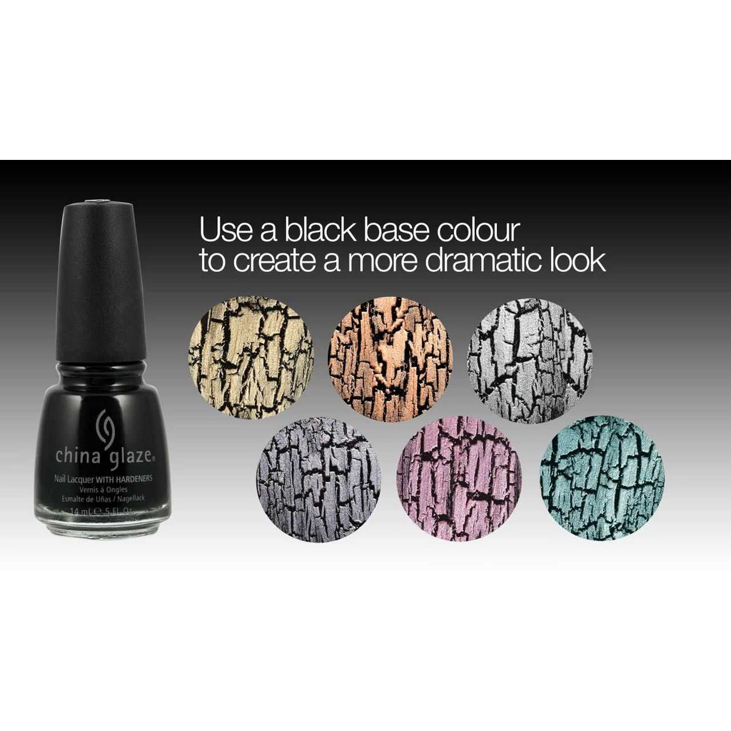 CHINA GLAZE CRACKLE NAILPOLISH KUTEKS RETAK