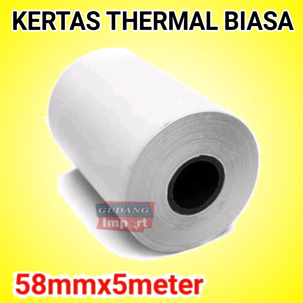 KERTAS PRINTER THERMAL 58MM STRUK KASIR