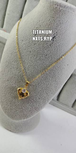 Kalung titanium,tidak luntur