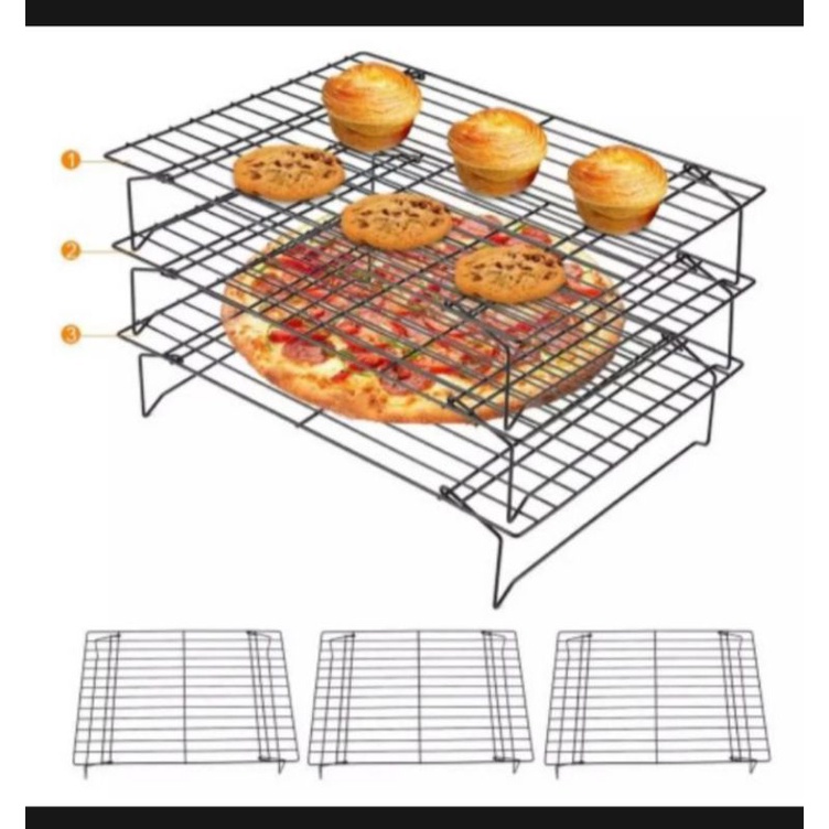 Coolingrak grill cake pendingin kue/Colingrak susun 3