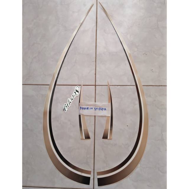 Striping scoopy 2012 putih